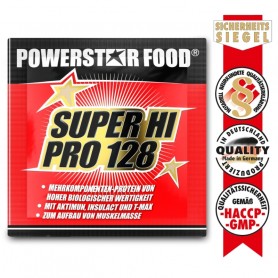 SUPER HI PRO 128 - Mehrkomponenten Protein Pulver - 30 g Probe Beutel