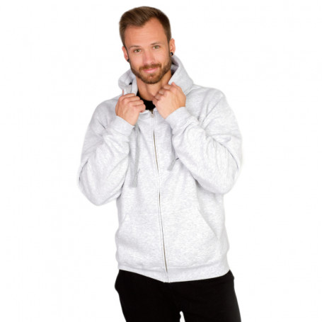 ZIP HOODIE MAN - grau