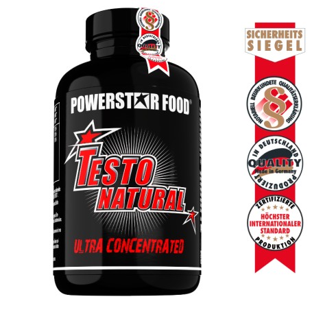 TESTO NATURAL - Testosteron Booster - 120 Tabletten