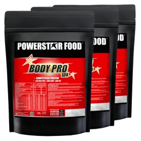 BODY PRO 124 - Wettkampfprotein - 3 x 1000 g