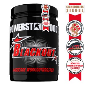 BLACKOUT - Hardcore Pre Workout Booster - 600 g