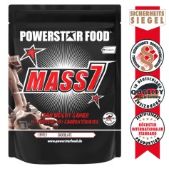 MASS 7 - Premium Weight Gainer f&uuml;r Softgainer - 1610 g