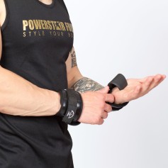 GYM LAT HOOKS RUBBER COATED – Latzughilfen für Krafttraining