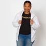 ZIP HOODIE GIRL - grau