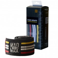 MAD MAX - KNEE WRAPS - Genouillères pour squat & presse à jambes