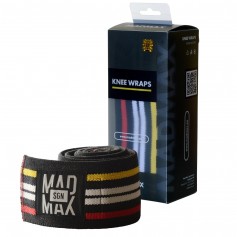 MAD MAX - KNEE WRAPS - Kniebandagen für Kniebeugen & Beinpresse